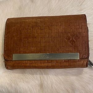 Vintage Patricia Nash Brown Leather Wallet